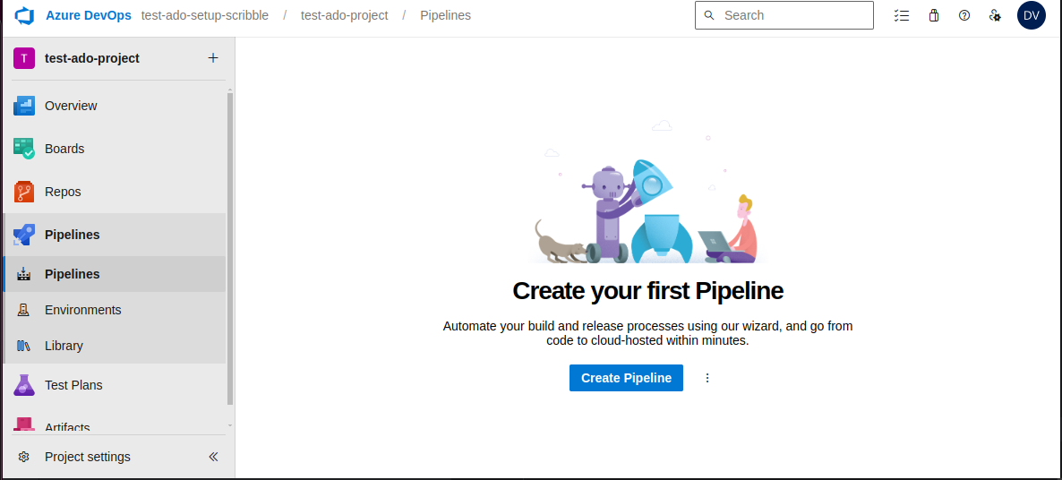 Create pipeline